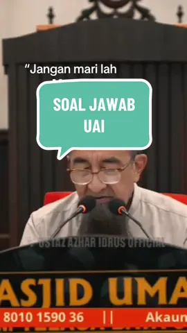 #ilmuagama #ustazazharidrus #jagasolat #soaljawabagama #zxycba 