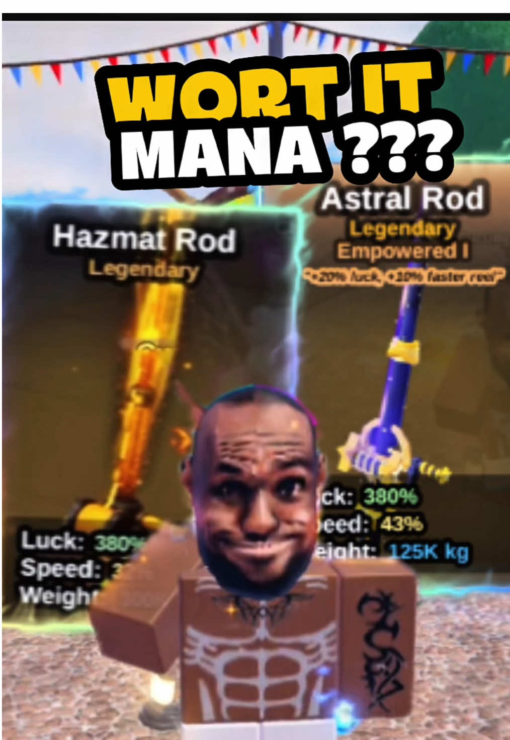 Info untuk pemula mancing di fish it, wort it astral rod atau hazmat rod ???  #mapfishit #fishit #roblox #hazmatrod 