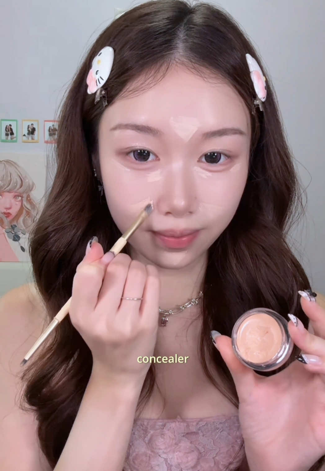 How to layer your makeup 🎀 ⟡ ⟡ ⟡ [Products used] — not sponsored! ♥︎ @Biodance Store US collagen gel toner pads  ♥︎ @TORRIDEN US dive-in serum ♥︎ @Torriden SG sunscreen ♥︎ @Hourglass Cosmetics ︎ @glow alm (foundation) ♥︎ @dasique_official mood shadow palette #04 lavender  ♥︎ @Judydoll Singapore eyebrow pencil  ♥︎ @Judydoll_official highlight and contour palette  ♥︎ @glowishere not dry concealer  ♥︎ @judydoll_official mascara and eyeliner  ♥︎ @Flower Knows Makeup swan lake blush  ♥︎ @glowishere oil cocktail blush  ♥︎ @CANMAKE TOKYO【公式】 powder  ♥︎ @judydoll_official milk tea series shade N01 