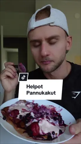 Nämä helpot pannukakut sun on pakko testaa!🥞🤤 Makrot: 350kcal 52,4g hiilihydraattia 10g rasvaa 16g proteiinia Käy tutustumassa sovellukseen ILMAISEKSI —> konfit.fi, biossa linkki @Olle💥 
