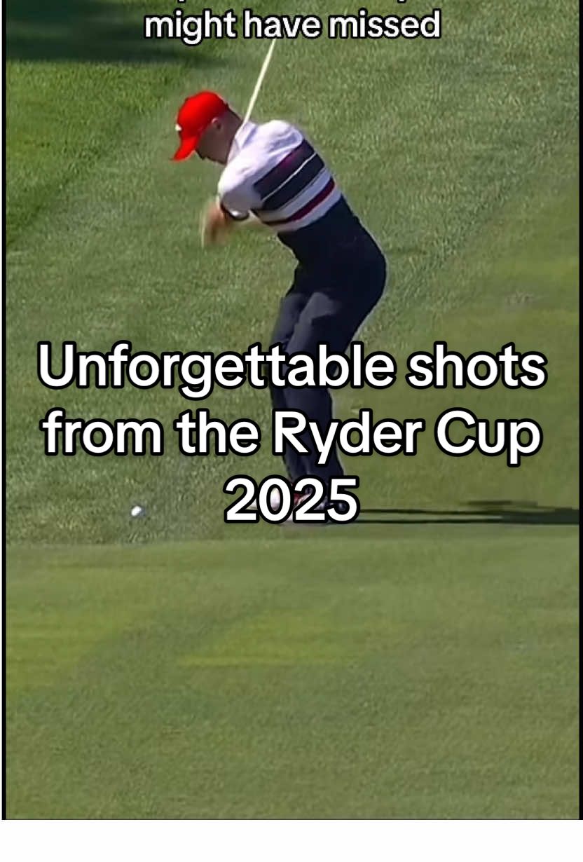 Unreal moments from Bethpage you might have missed! The drama, the clutch shots, the Ryder Cup magic 🎯🔥 #RyderCup2025 #GolfHighlights #BethpageBlack #ClutchShots #golftok 