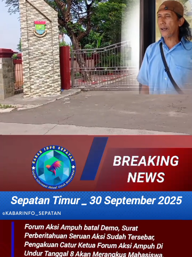 Forum Aksi Ampuh Batal Demo di Puskesmas & Kantor Pelayanan Kecamatan Sepatan Timur