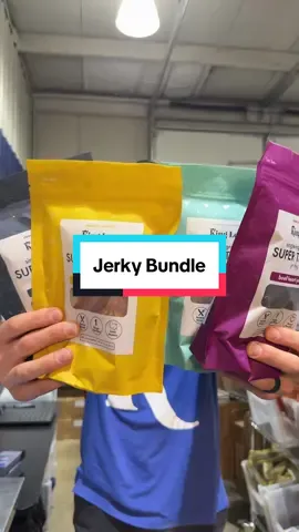 Try all 4 of our Jerky Treats in our new Jerky Bundle 🤩 #singleingredienttreats #usamade #dogtreat #tiktokshop #SmallBusiness 