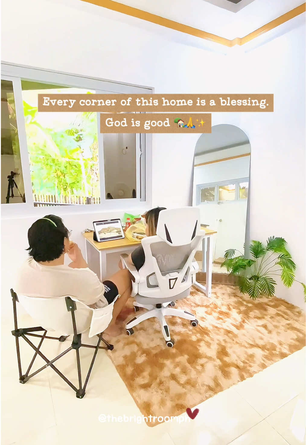 Our simple home 🏡✨  Thank you, Lord! 🥹 #Home #humblebeginnings #houseoftiktok #life #motivationalvideo 
