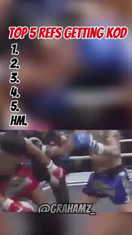 When refs get knocked out 😂#ref #boxing #mma #ko 