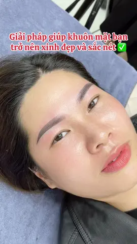 Cover lông mày cho chị gái ❤️✅ #phunxamthammy ❣️