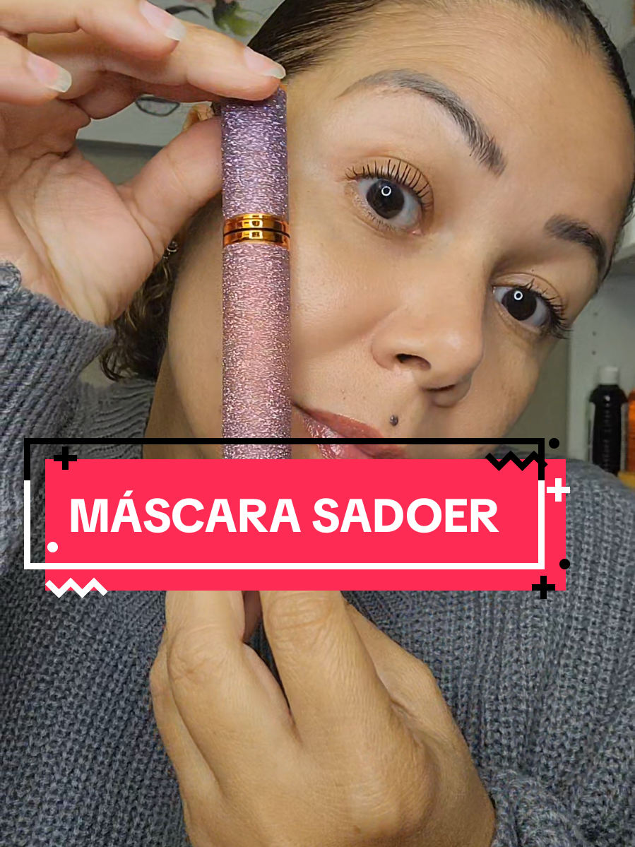 MÁSCARA SADOER! #mascarawaterproof #sadoer #pestañas #tiktokshopcreatorfinds #pestañina 