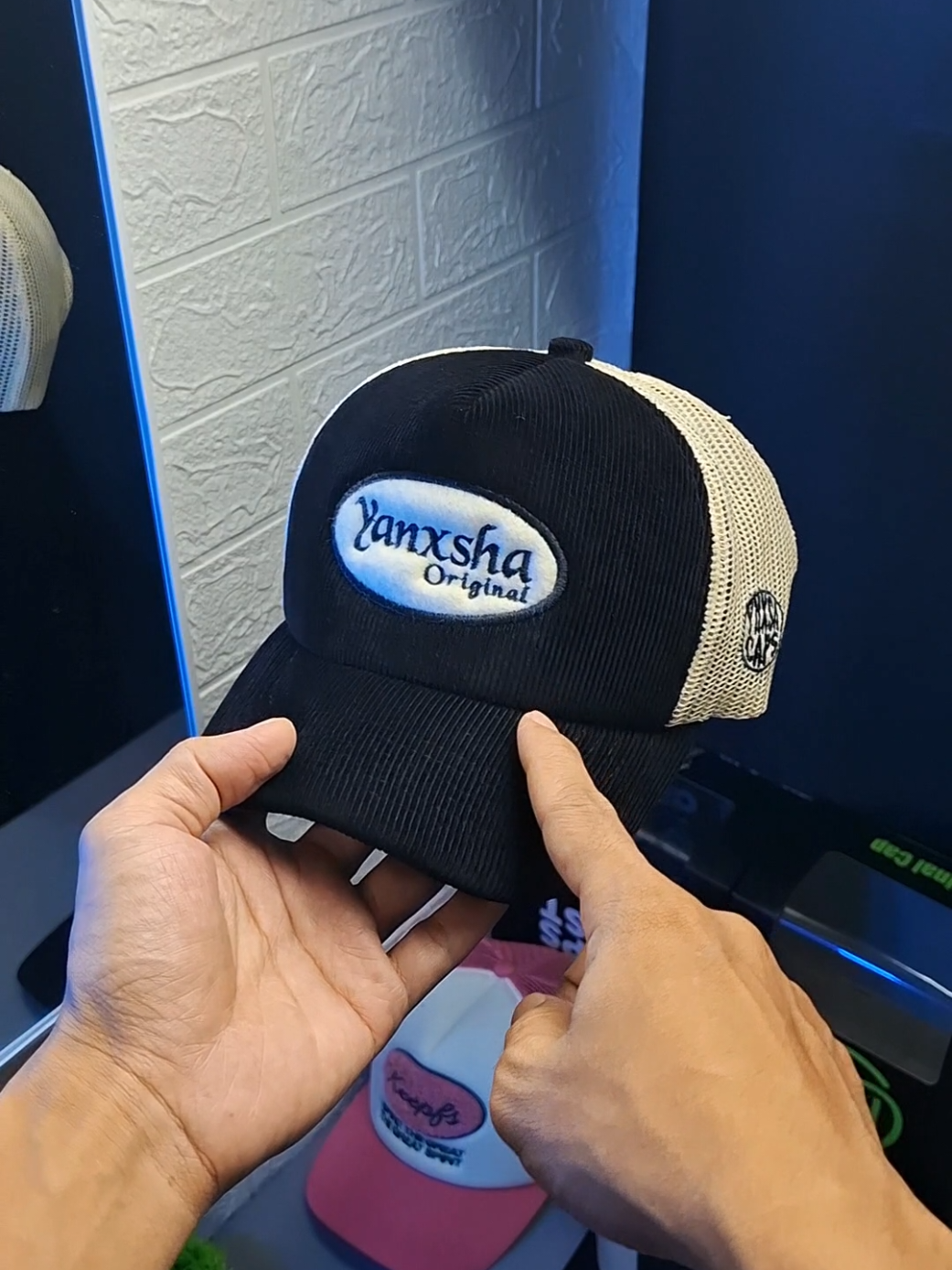 Cakep banget topi vispen cuy 😎😎 #topilidahpendek #topimurah #topipria #topijaring #topioriginal 