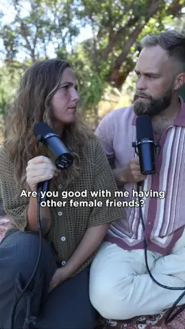 Are you good with me having other female friends? If you’re a couple ready to write a new story for your relationship and want to apply for one of the five remaining spots before October 3rd, tap the link in my bio for more details 🙌 If you can’t make it to Maui but need support ASAP, listen to The Grounded Union Podcast streaming on all platforms. @groundedunion For men ready to rewire their nervous system and get daily support, check out my men’s app by leaving a comment with the word “grounded” 🙏