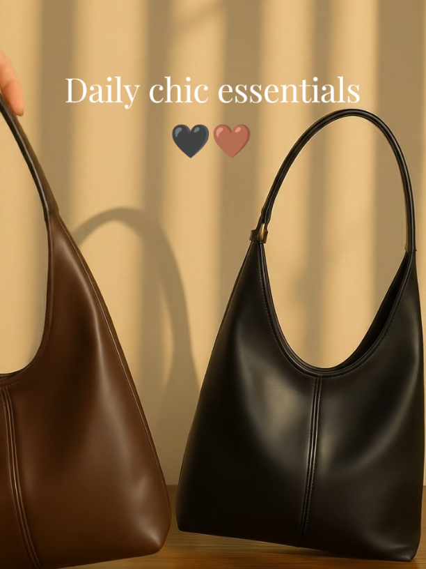 Daily chic essentials 🖤🤎 #กระเป๋า #แฟชั่น #ของดีบอกต่อ #ของมันต้องมี #fyb 