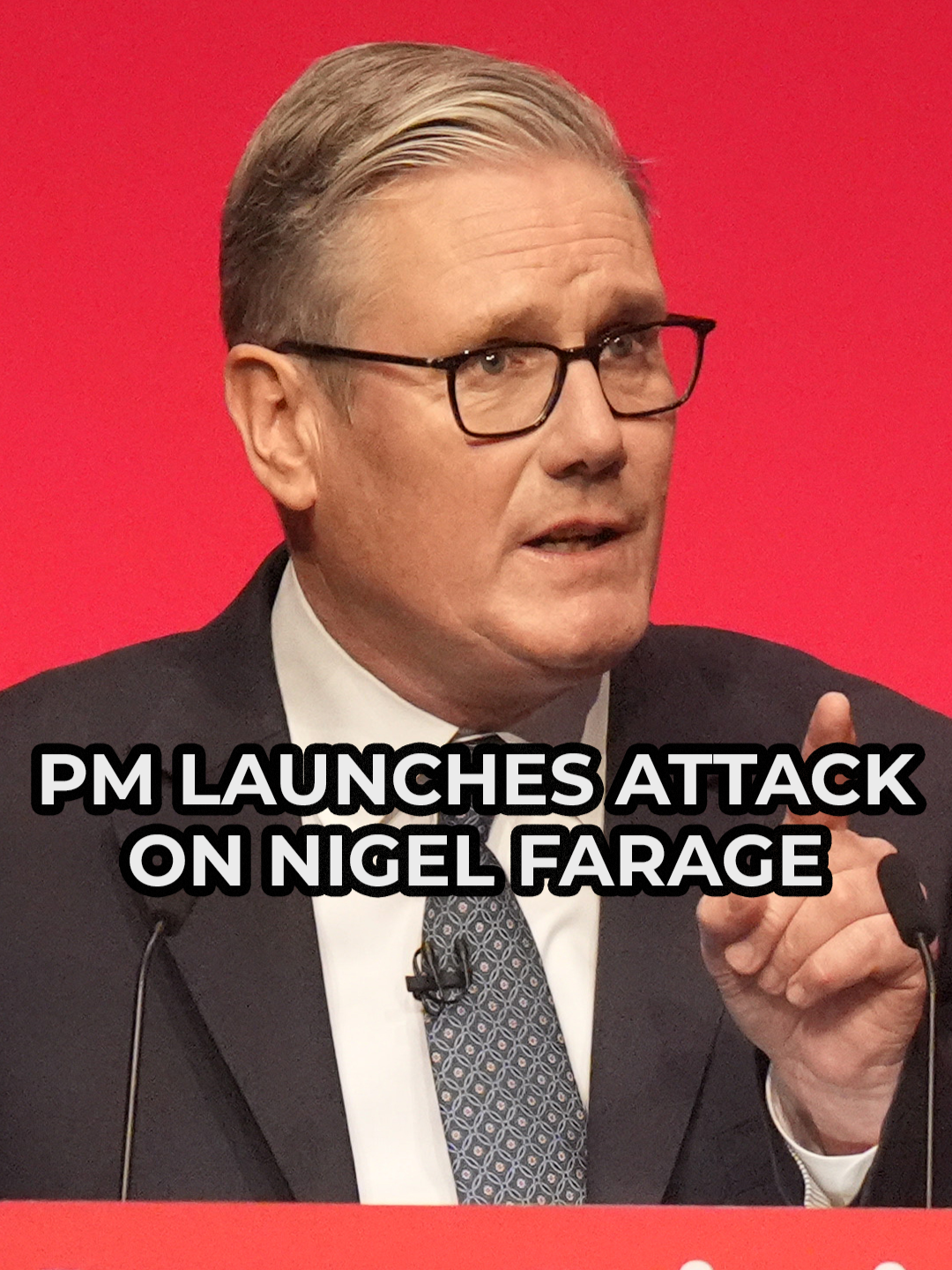 Sir Keir Starmer launched an attack on Reform UK leader Nigel Farage during his speech at the Labour Party Conference in Liverpool. #KeirStarmer #NigelFarage #Labour #ReformUK #GBNews