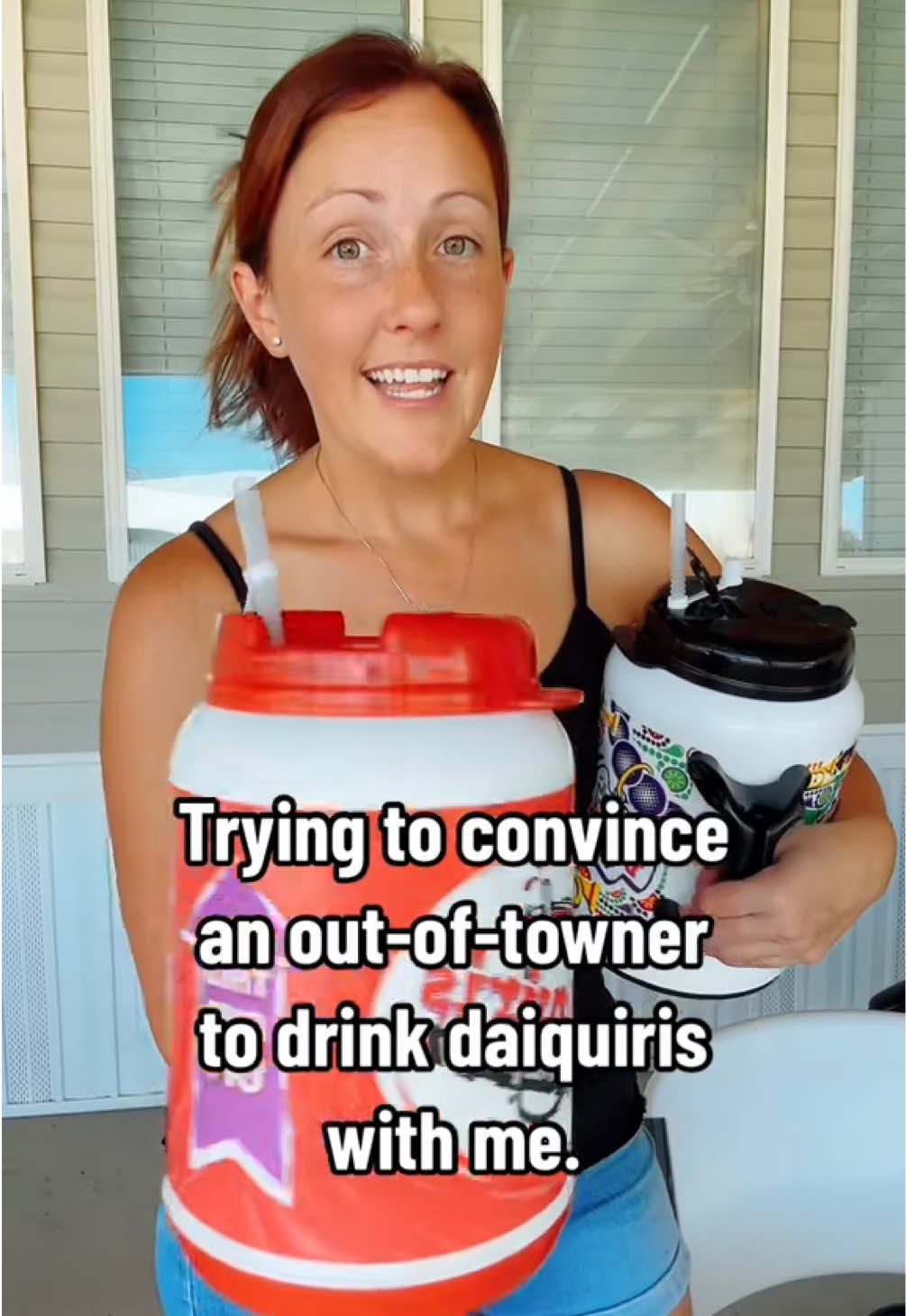 😂😂😂 Wanna go to the drive thru? 😜 #louisiana #daiquiri #waterboy #couyon 