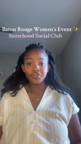 Calling All My Baton Rouge Ladies💕… Baton Rouge has been too quiet, so I had to fix that. The very first Sisterhood Social Club event is here — Fall Into Sisterhood ✨🍂 October 25th at Red Stick Social. Ages 18+. Expect cute fall fits, giveaways, goody bags, photo moments, and most importantly — connection. This is your sign to step out, meet new sisters, and grow your circle. Tag a bestie and grab your spot. You don’t want to miss this. 💕 #SisterhoodSocialClub #FallIntoSisterhood #BatonRougeEvents #WomenSupportingWomen #SisterhoodVibes     