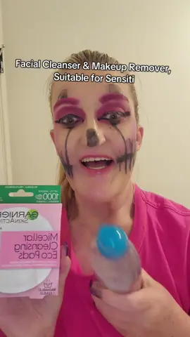 @GarnierUSA Facial Cleanser & Makeup Remover, Suitable for Sensiti. #makeupremoval #skincare #allskintypes #garnier 