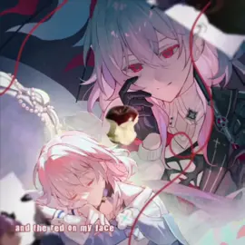 the red means i love you (arts ENo__lh clmks000 oh_my_julai kanann_x maowvi7 Fuwachu_) #march7th #evernight #hsredit #evermarch #HonkaiStarRail march 7th x evernight edit FAKE ALL
