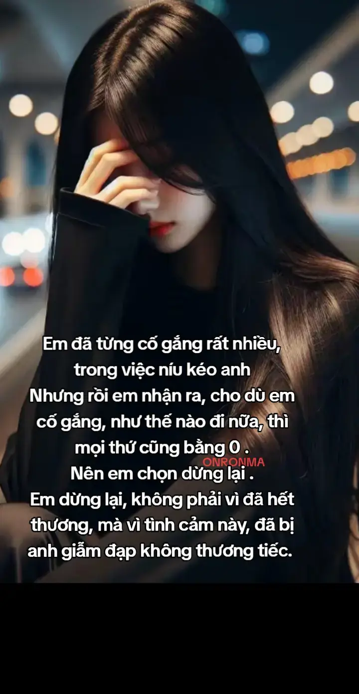 Có những điều cố đến mấy  cũng không thể xóa đi được 😔