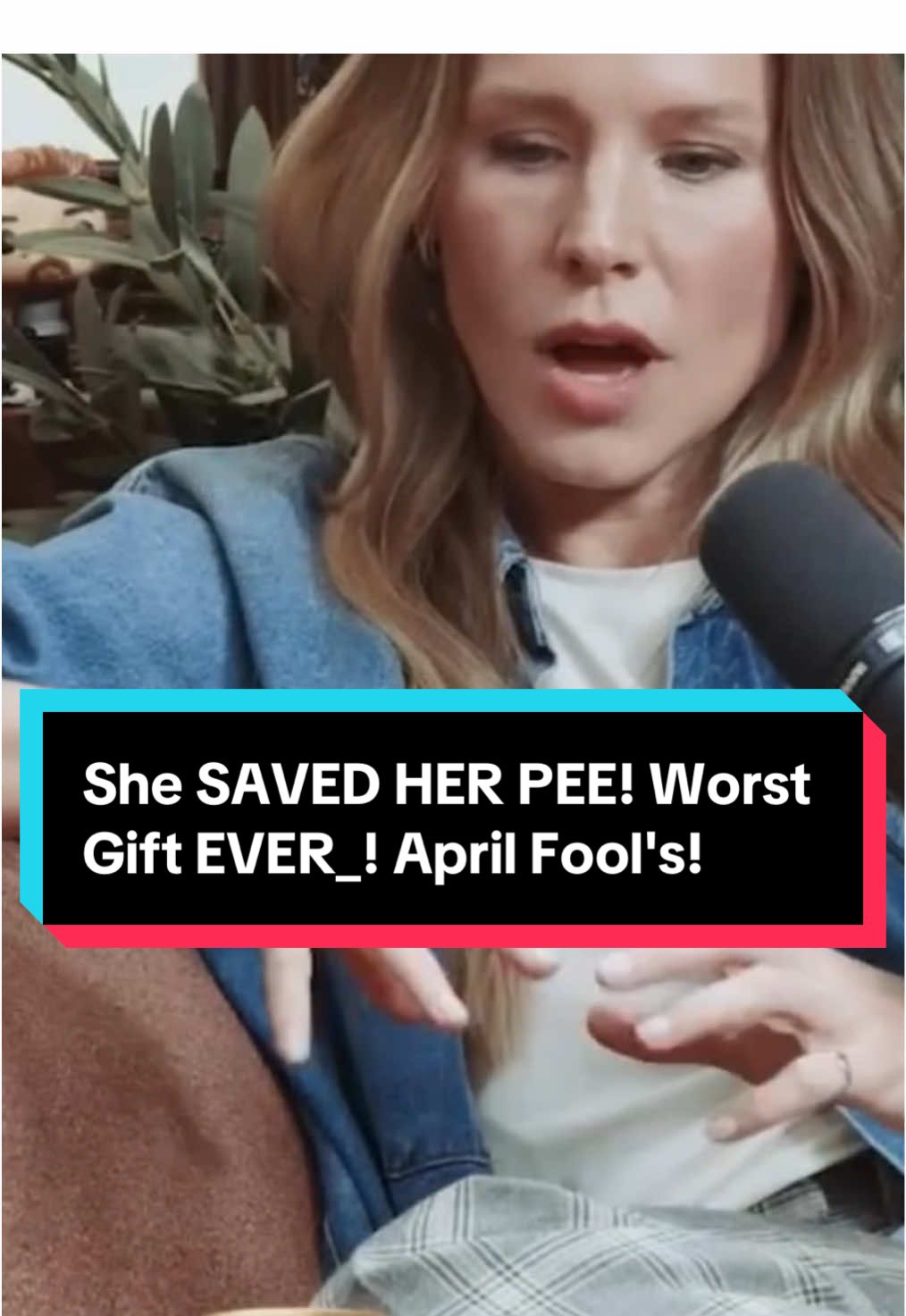 She SAVED HER PEE! Worst Gift EVER_! April Fool's! #armchairexpert #daxshepard #podcast #daxshepard 
