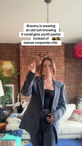 Either way I know all the vbs songs and all the hand movements #OOTD #suit 