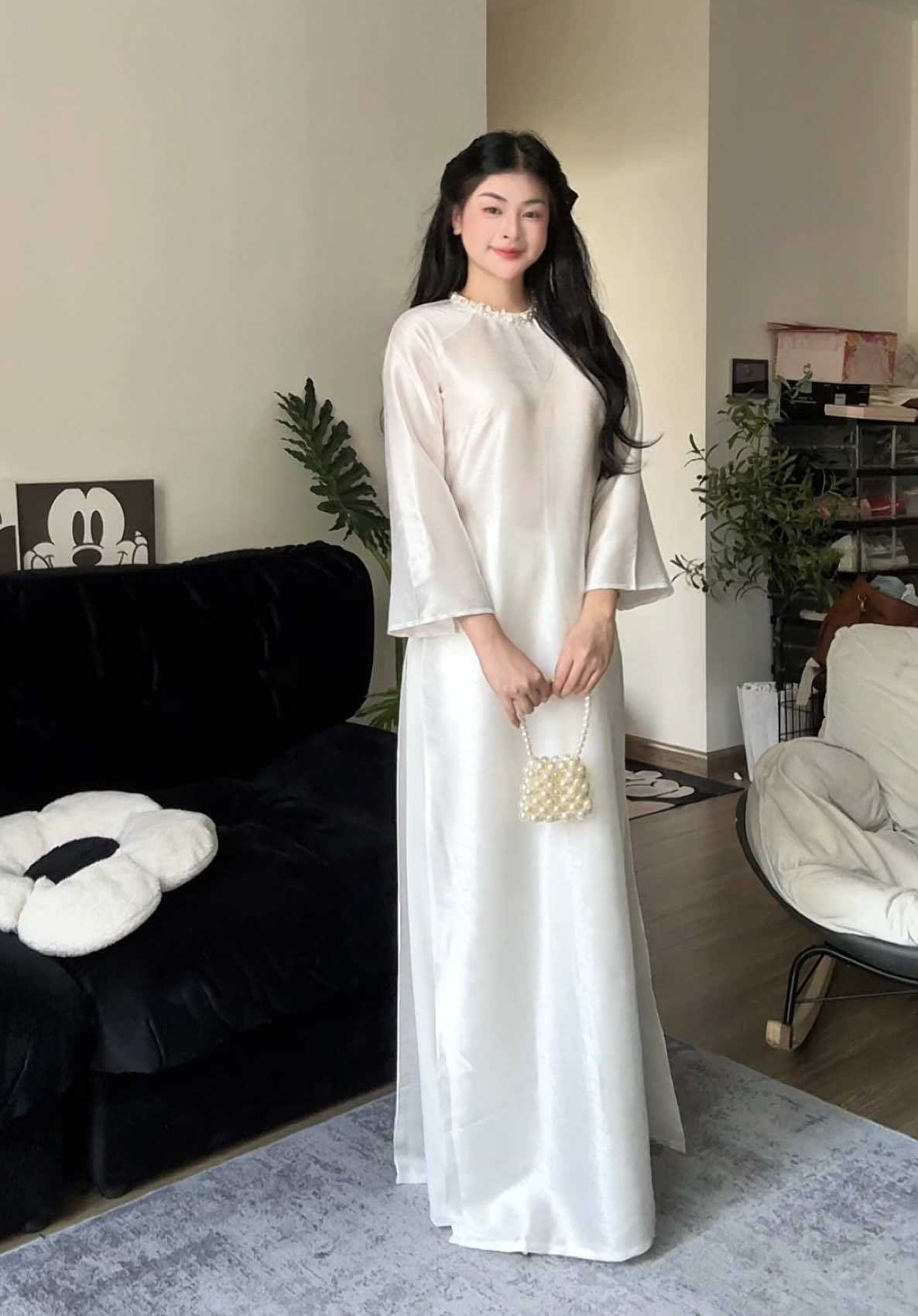 Áo dài đẹp đây rùi #embetocvang #xuhuong #aodai 