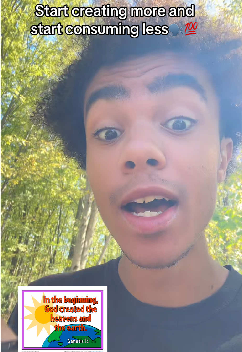 God made us creatives not consumers #god #creative #bibleverse 