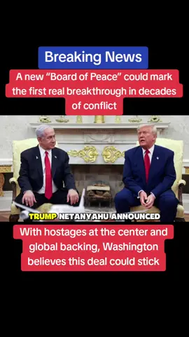 Trump, Netanyahu Unveil Bold 20-Point Middle East Peace Plan. #breakingnews  #Trump  #netanyahu #palestinian  #gazaceasefirenow🇵🇸 
