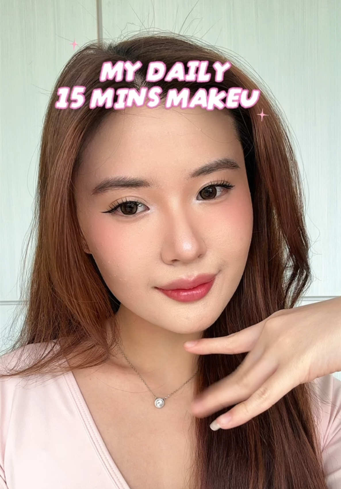 my daily 15 mins makeup🎀💗 #barenbliss #barenblissid #joyfulcleanbeauty #breakthemattelimit #liptint 