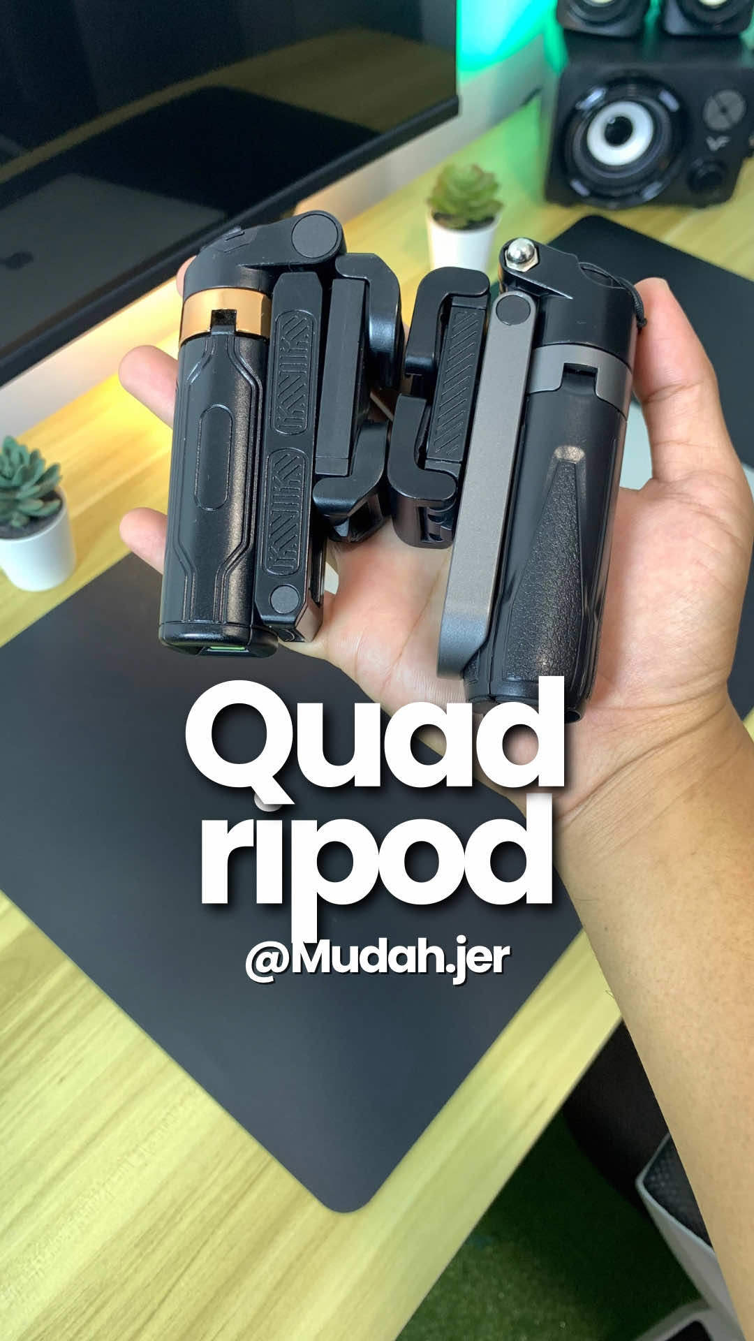 Replying to @💕CikLiz💕 boleh kak ni saya tunjuk perbezaan dua quadripod ni