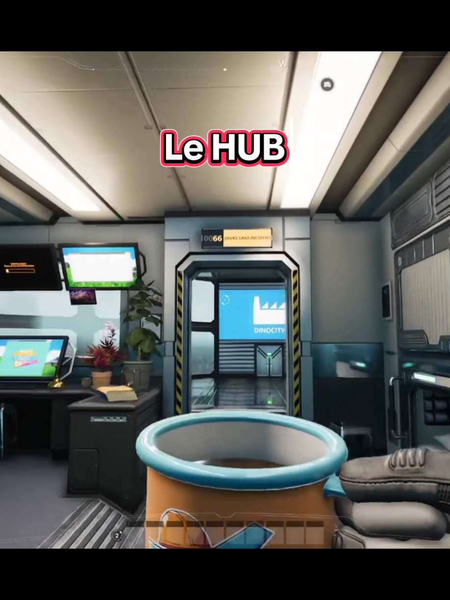 J'ai une belle vue depuis le hub me trompe-je ? Désolé je vais un peu vite mais je veux vous montrer un max de trucs 😝 #Satisfactory #levraisimon #metrompeje 