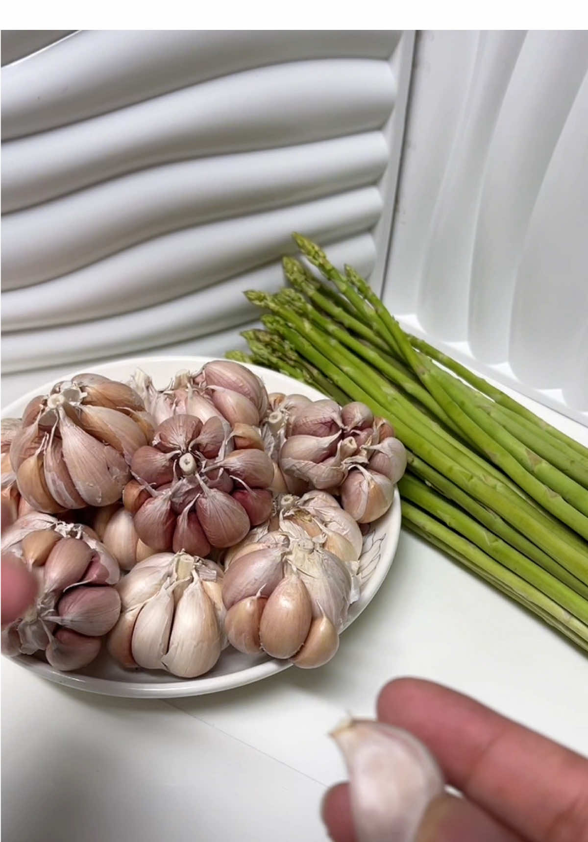 Tỏi hồng nguyên củ đã tách vỏ lụa #toi 
