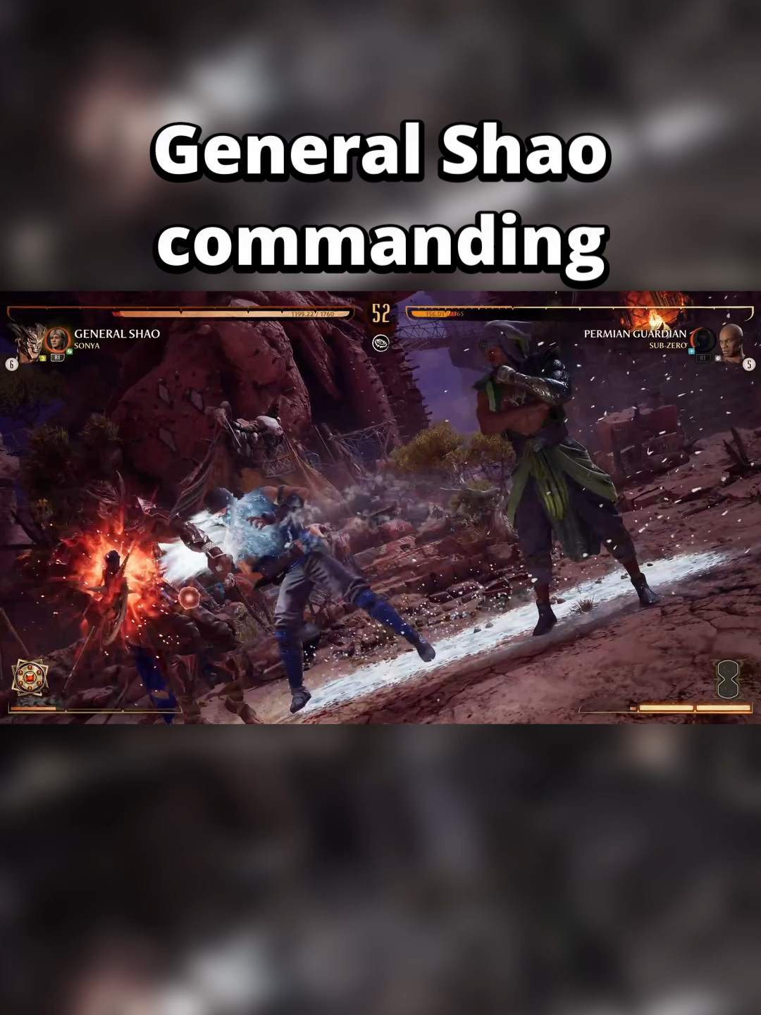 Mortal Kombat 1 General Shao vs Geras Brutality #Mortalkombat #Mortalkombat1 #Outworld #GeneralShao #Geras #Brutality