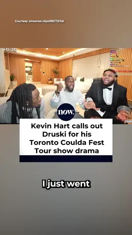 Kevin Hart called out Druski on Kai Cenat's stream for his recent Coulda Fest Tour show in Toronto. How do you feel about Druski laughing it off? 👀 #druski #kevinhart