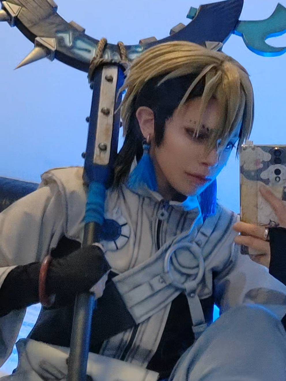 You requested more Zanka so MORE ZANKA FOR YOU 🥴🩵 so proud of that cosplay  #gachiakutaedit #gachiakutamanga #zankanijiku #zankacosplay #cosplay 