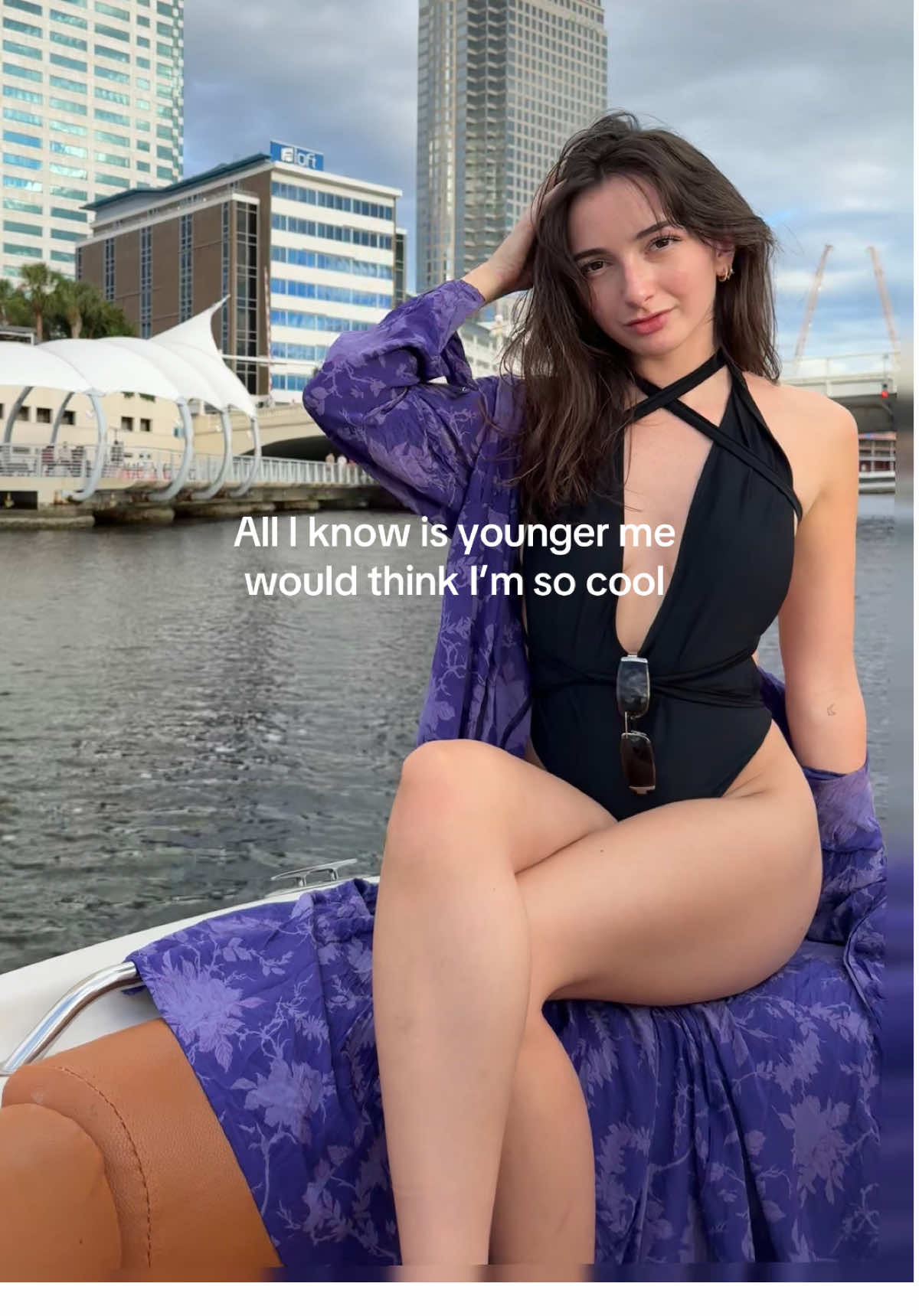 Leaving your hometown and exploring the world is all a girl wants and now I’m making it possible ☺️ Would your younger self think you’re cool? #fashion  
