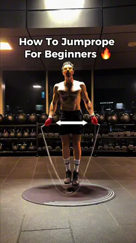 Comment ‘JUMP’ to get my FREE jumprope challenge sent to you! 🔥 💫 How to Start Jumping Rope as a Beginner Most people overcomplicate it… but it’s really just 3 simple steps: Step 1: Master your basic bounce…stay light on your toes, keep it relaxed, and focus on rhythm over speed. Step 2: Lock in your wrist rotations…the rope should spin from the wrists, not big arm swings. This is where flow begins. Step 3: Put it together…swing & jump with consistency. Don’t stress mistakes… every trip is just part of learning. Start small (30–60 seconds at a time) and you’ll be surprised how fast your coordination and cardio level up. ⚡ I always train with the rope & mat from @timelessjump — smoother spin, more feedback, and joint protection that makes every session flow better. . #jumprope #skipping #boxing  #jumpropeworkout #skippingrope 