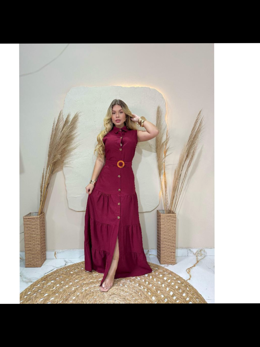 VESTIDO LONGO FEMININO LUXO Sensorial Verão -Tendencia Elegante com botões (P-M-G-GG). Disponível na loja, da Shopee. https://s.shopee.com.br/8AN6nR1Lh7 ou busque pelo ID BYW-KBC-BUE #vestidolongo #lookparatrabalhar  #lookdodia  #modafeminina #modaeconomica 