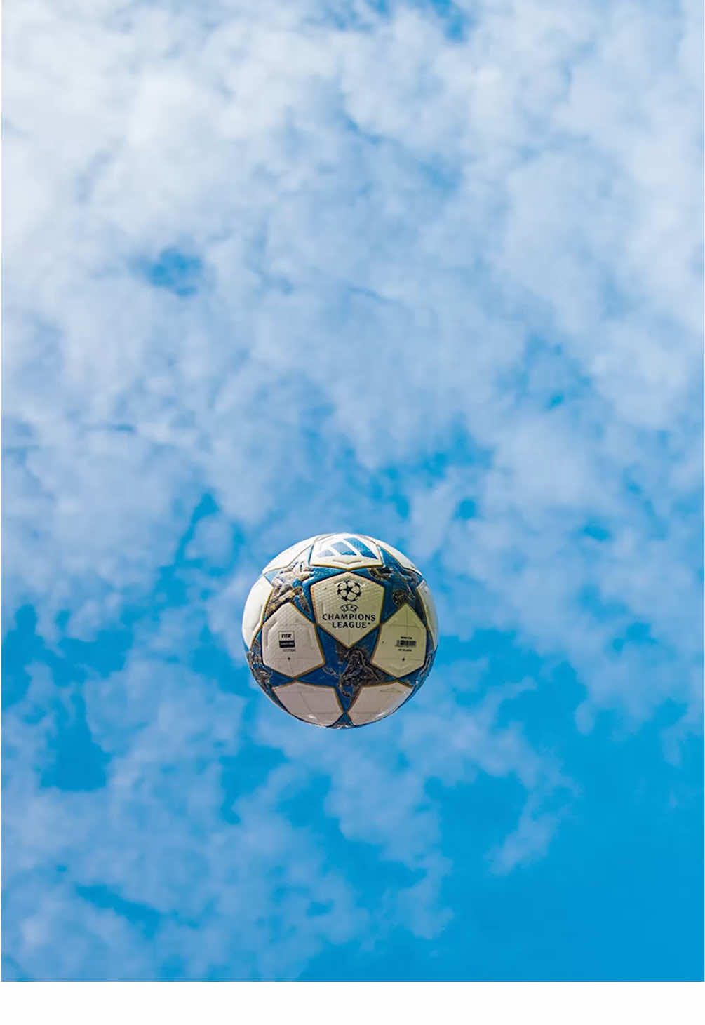 Ballin’ with the world’s most beautiful ball. 😍 @Champions League #championsleague #football #ball 