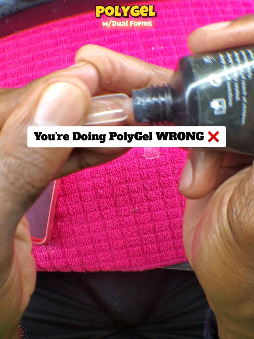 PolyGel step-by-step 💕 #polygeltutorial  #nailtutorial #tutorials #nailsartvideos #nailtok How to do Polygel 