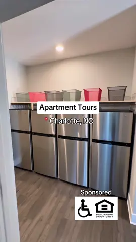 🤯 Learn more 👇 So what’s the deal with four refrigerators? This concept was initially designed to be a rent-a-room model, but quickly transitioned into being able to rent out the entire four bedroom apartment.  Renters are always looking for new ways to save money on rent and by going in on this apartment with multiple roommates, you could have an incredible deal.  Each of you will get your own bedroom, bathroom and refrigerator and there will be one shared kitchen and living room.  The best part is you will be located in Camp North End which is a walkable community less than five minutes north of Uptown.  If you prioritize convenience and want to have coffee shops, restaurants, bars, bookstores, and others vendors at your fingertips this would be the spot for you.  👇Pricing and specials👇 📍Kinship 🎁 Special: Up to 10 Weeks FREE! 🏷️ Studios $1400s+ 🏷️ 1 Beds $1600s+ 🏷️ 2 Beds $2200s+ 🏷️ 3 Beds $3000s+ 🏷️ 4 Beds $4000s+ 🔗Click the link in our bio and scroll down on the Camp North End neighborhood page to find more details on this property  - - -  Disclosures: Please note we do not list, manage or own these properties. We do not facilitate any transactions or represent parties.  Prices are base rent estimates and actual prices may be slightly higher or lower. Pricing, specials, and availability are subject to change and may not be accurate on the date you view this post. Videos are a representation of the property and may not be the exact unit you apply for or lease.   Please contact the properties that are listed directly for further details.  #CharlotteNC  #ApartmentsInCharlotte #ApartmentTours #MovingToCharlotteNC