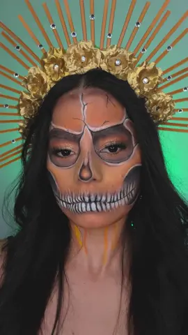 Empezamos con la mejor temporada del año😍🤭🤭 #catrina #catrinamakeup #catrinasmakeup 
