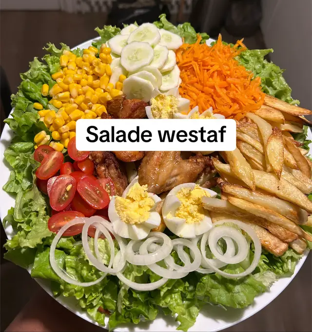 Une chic salade westaf les amis, abonnez vous aussi svp🫶🏽♥️