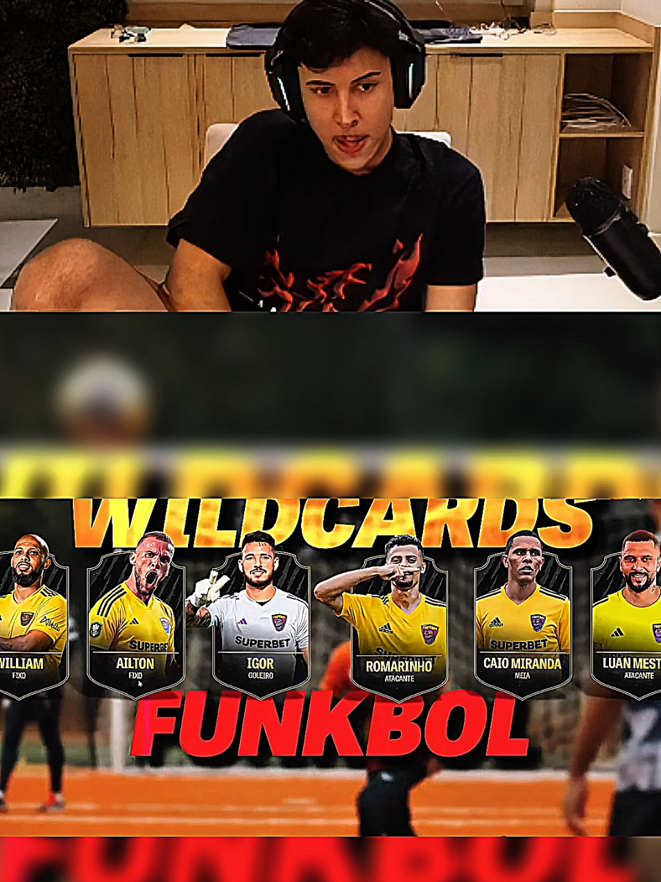 WILDCARDS DO FUNKBOL RENATO REAGE #funkbol #kingsleague #orenatovicente 