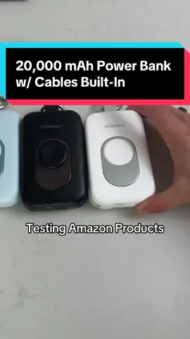 And the keychain makes it perfect for travel 🔥 #portablecharger #portablepowerbank #powerbankwithcable #ourfavoritefinds 