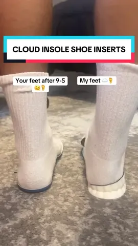 put a cloud in in your work shoes that has acupressure relief💆‍♂️#cloudinsoles #shoeinsoles #shoeinserts #insoles