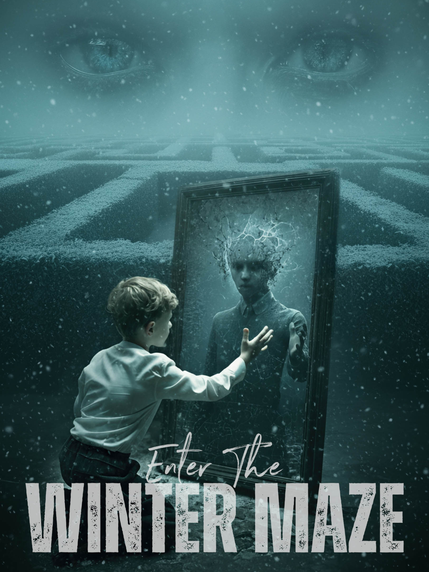 WINTER MAZE - Haunting, eerie, spooky, surreal beautiful ghost-like magical dark fantasy short story. Enter the WINTER MAZE, a haunting, surreal, beautiful magical tale  wrapped in ghostly beauty. A mother with memories of loss, recalls the day she left her son. Now both mother and son wander through an impossible, beautiful fantasy labyrinth, each trapped in its  shifting walls and horror-like mirrors, in a fantasy world with no end.  She carries fragments of memories in boxes, compartmentalising her life. The story unfolds as a dark, eerie fantasy ghost-fantasy,  where memory, guilt, and love twist into a winter maze. Beautiful Music arrangement by Michele Ranauro   #blackeyemedia #ghost #ghoststory  #eerie #dark #maze #mirror #fantasy #horrorstories  #magical