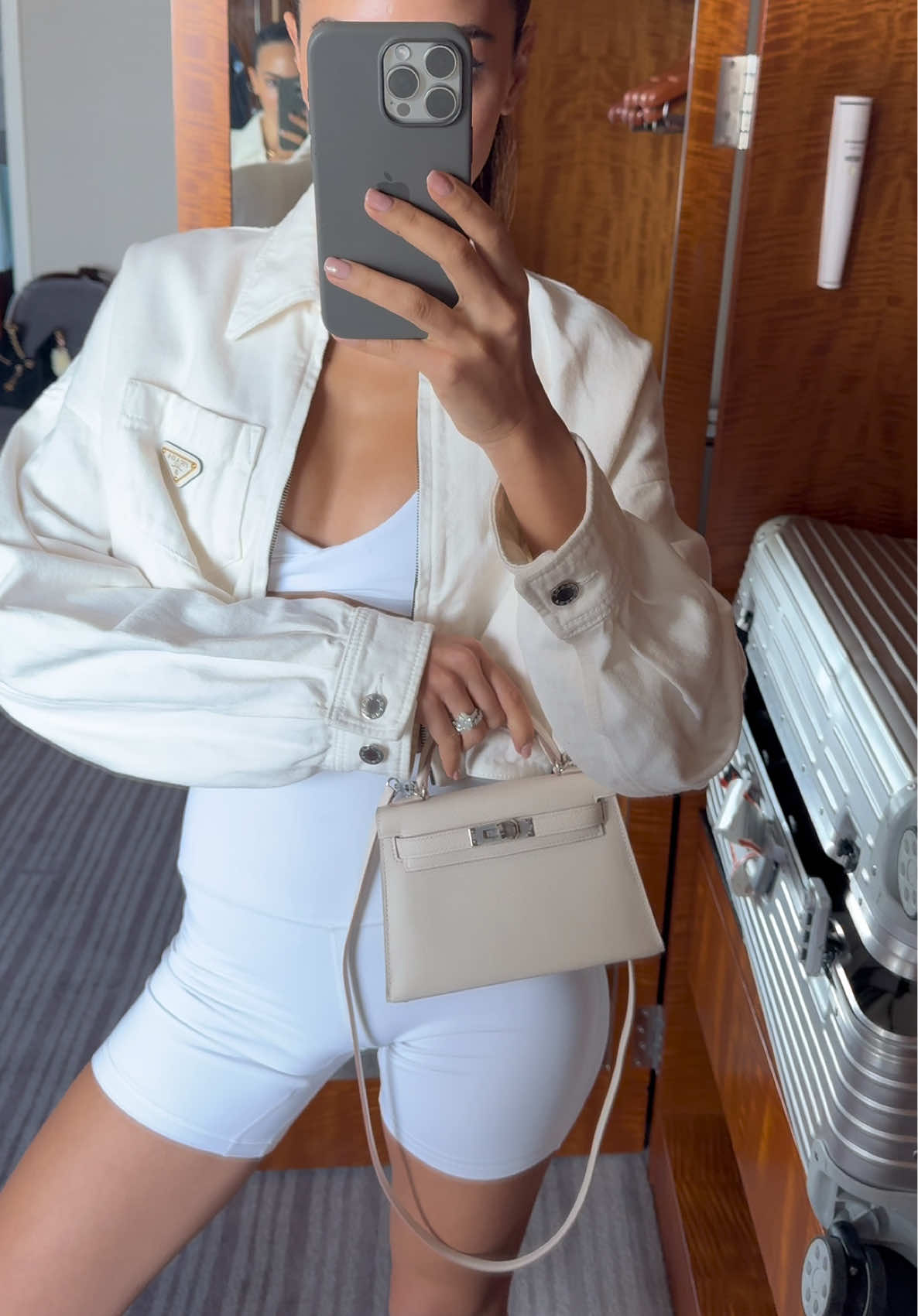 Sport chic fit for a day in Tokyo 🤍