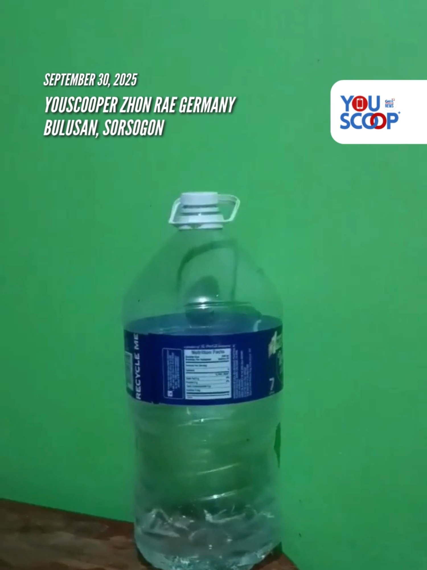 Ramdam sa Bulusan, Sorsogon ang magnitude 6.7 na lindol yumanig sa Bogo City, Cebu ngayong gabi, base sa video na kuha ni Youscooper Zhon Rae Germany. Makikita sa video ni Zhon ang paggalaw ng tubig sa lalagyan nito at agad na lumabas ng bahay nang mapansin niya ito. #YouScoop COURTESY: Youscooper Zhon Rae Germany