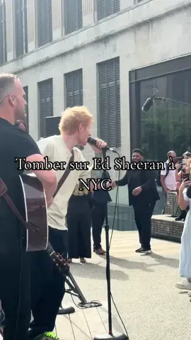Se balader et avoir un concert privé de @Ed Sheeran 😍#edsheeran #nyc #suprise #fypシ #newyork 