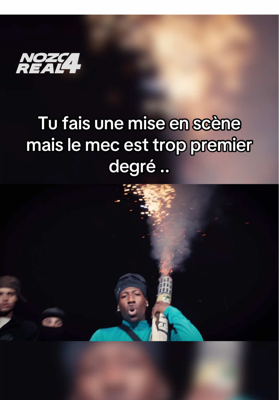 Je crois il a pas trop compris que c’était pour de faux … Vient prendre ton clip toi aussi ! #nozo4real #clip #nozo 