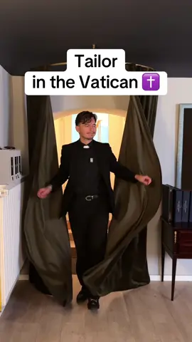🙏 Meeting Father Tailor for a new suit  • #sketchcomedy #tailor #menswear #catholic #vatican 