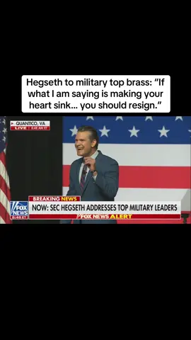 Former TV host tells top military leaders to resign if they don’t agree with him.